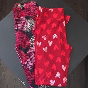 Two pairs one size leggings